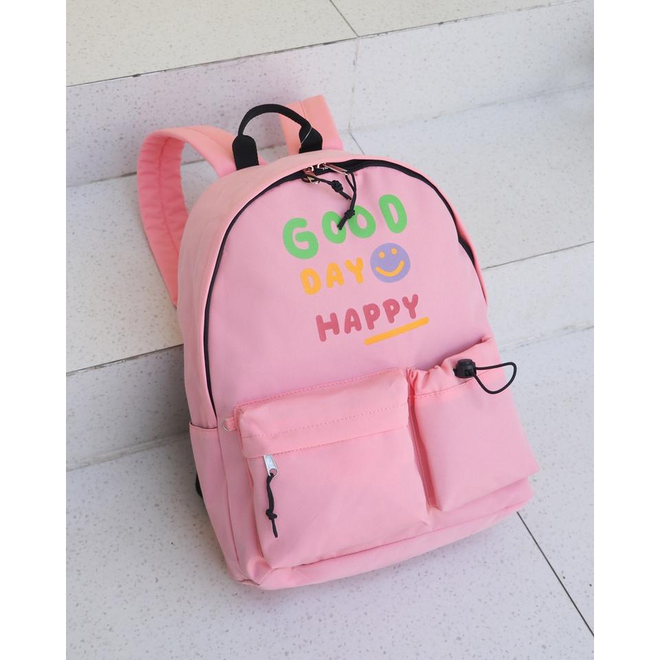 Balo học sinh Unisex, thiết kế thời trang, dễ thương - BOM