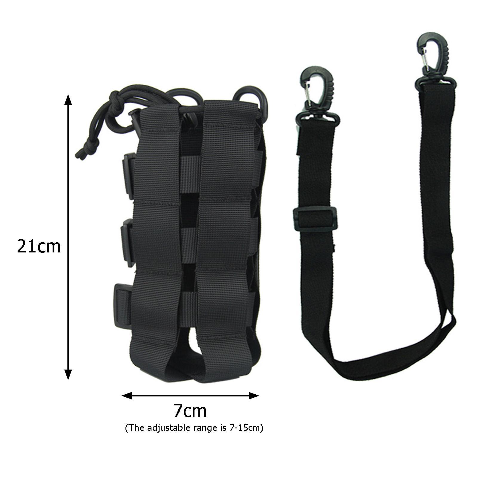 2.5L Water Bottle Pouch Bag Drawstring Holder for Camping Travel