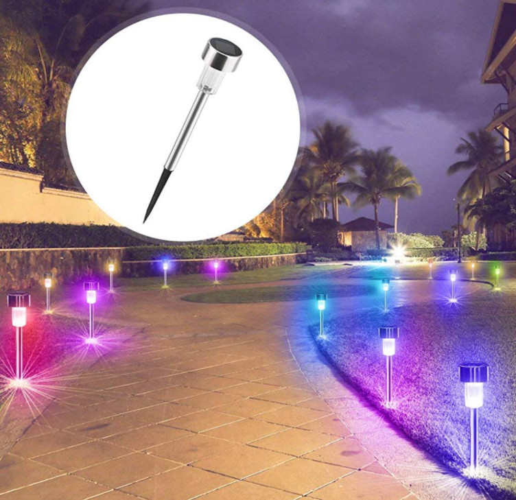 Bộ 20 ĐÈN LED TRANG TRÍ SÂN VƯỜN SỬ DỤNG NĂNG LƯỢNG MẶT TRỜI SUS304