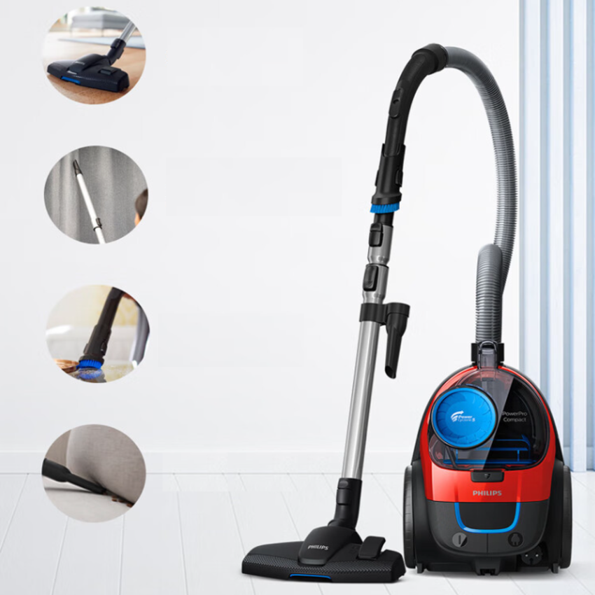Máy hút bụi không túi PowerPro Compact thương hiệu Hà Lan Philips FC9351/82 1600W - Hàng chính hãng (BH 2 NĂM)