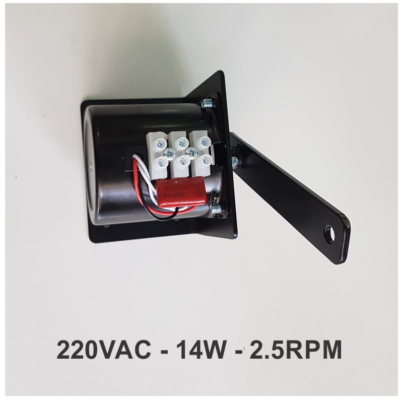 Motor đảo trứng giảm tốc 220VAC - Tốc độ 2.5RPM
