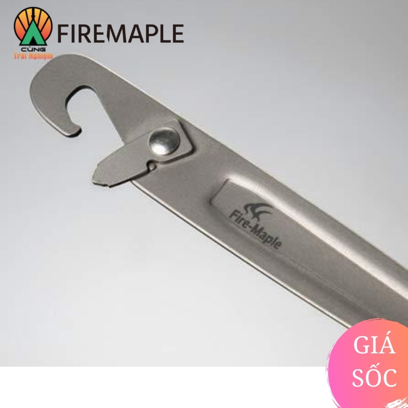 Thìa Đa Năng 3 Trong 1 Titan Woodpecker Fire Maple FMP-Spork01 Chuyên Dụng Cho Du Lịch, Dã Ngoại Cắm Trại