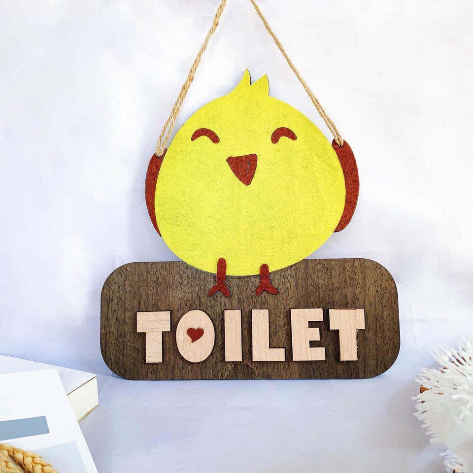 Bảng decor trang trí treo nhà tắm toilet, wc