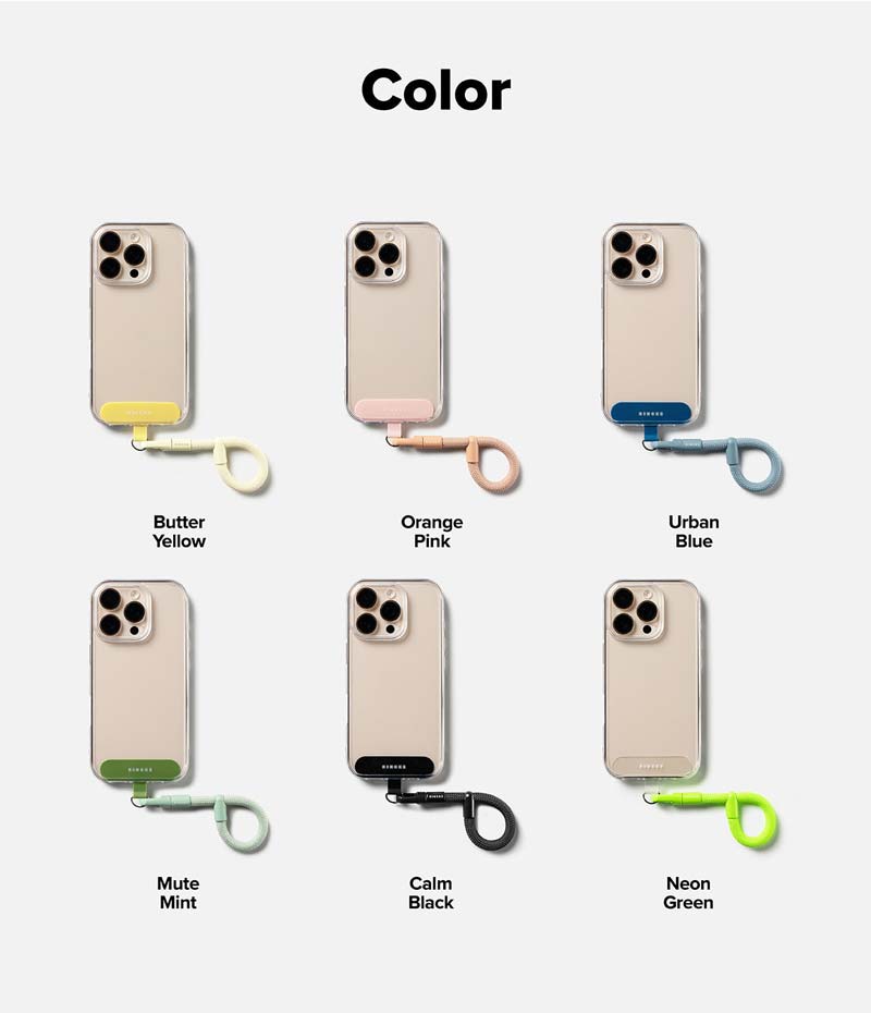 Dây đeo điện thoại RINGKE Holder Link Flow Finger Ring Strap - Hàng Chính Hãng