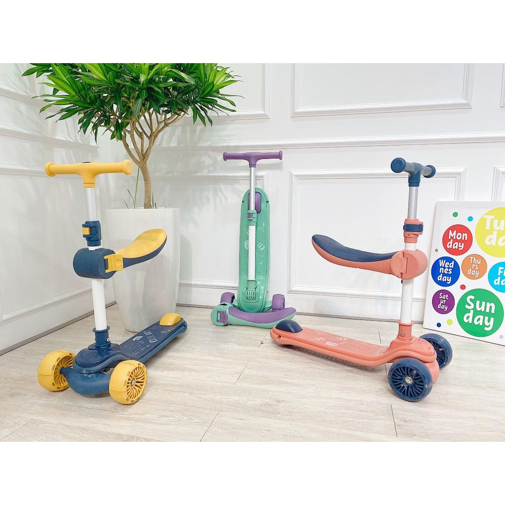 Xe trượt scooter có ghế xinh xinh trượt chân cho bé