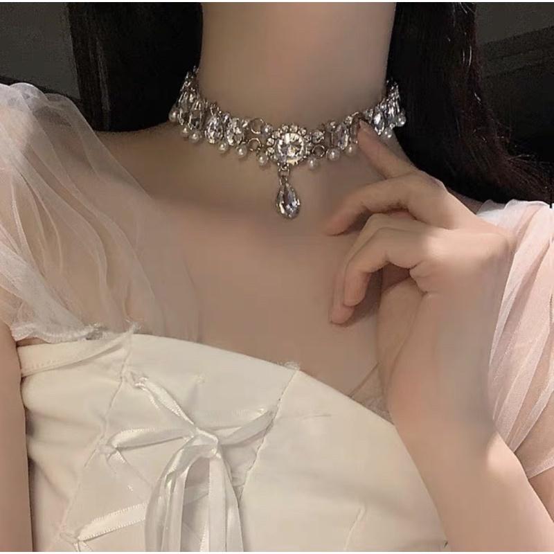 Choker đính đá lấp lánh thời trang nữ - Arora Boutique