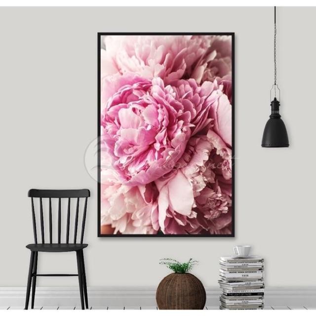 Tranh Canvas mẫu hoa kt 60*80