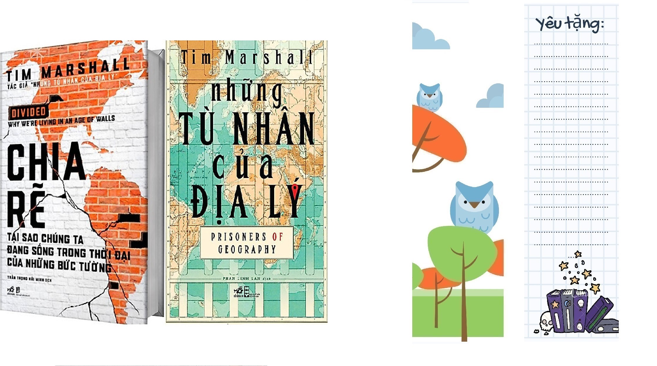 Combo 2 Cuốn : Chia Rẽ Tại Sao Chúng Ta Đang Sống Trong Thời Đại Của Những Bức Tường + Những Tù Nhân Của Địa Lý Tặng bookmark Vadata