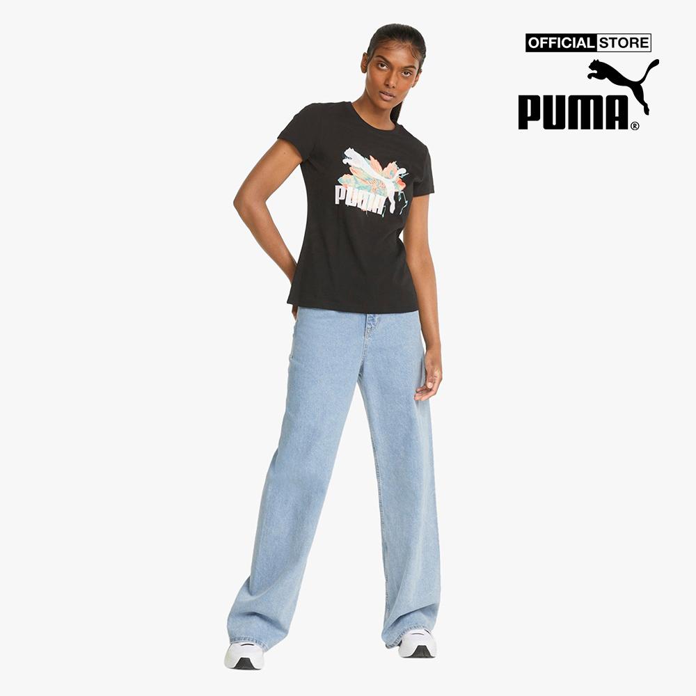 PUMA - Áo thun nữ tay ngắn HF Graphic 533543-01