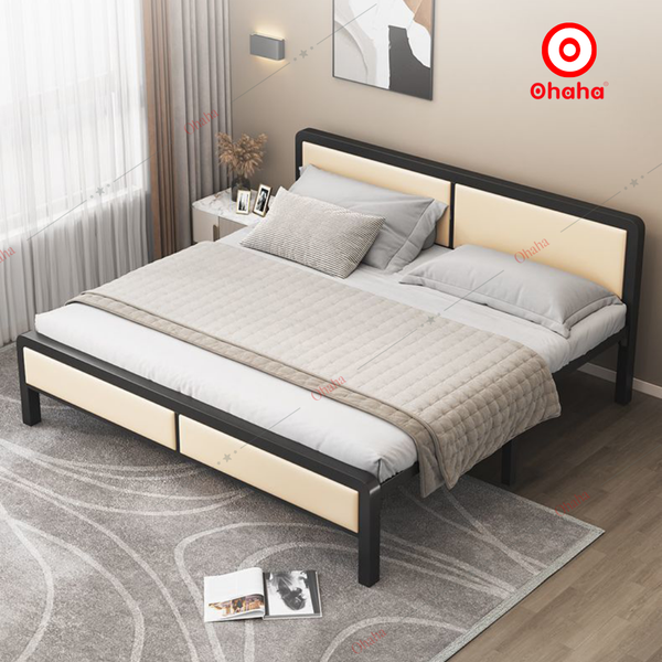 Giường ngủ sắt hiện đại Ohaha - GS008