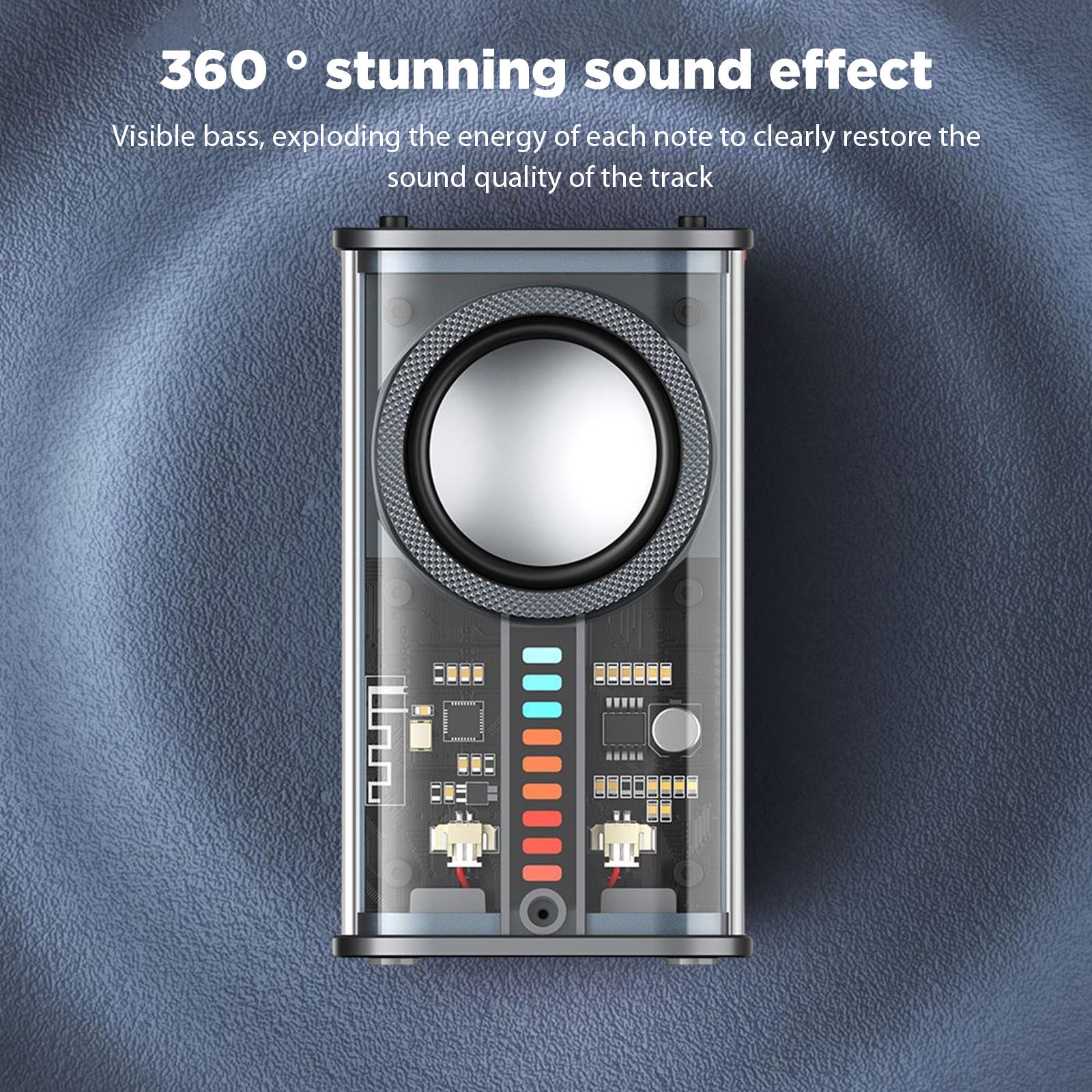 K07 Di động Bluetooth 5.0 Loa MECHA Music Subwofer loa mini loa không dây stereo loa âm thanh loa âm thanh loa màu