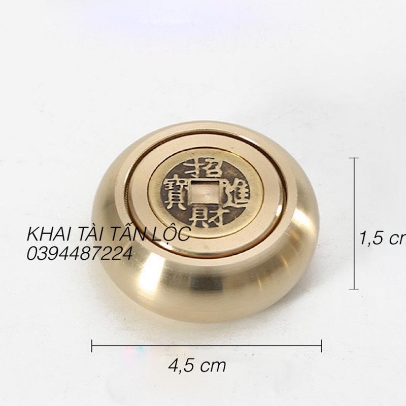 Đồng xu xoay cải vận kích vận tài lộc