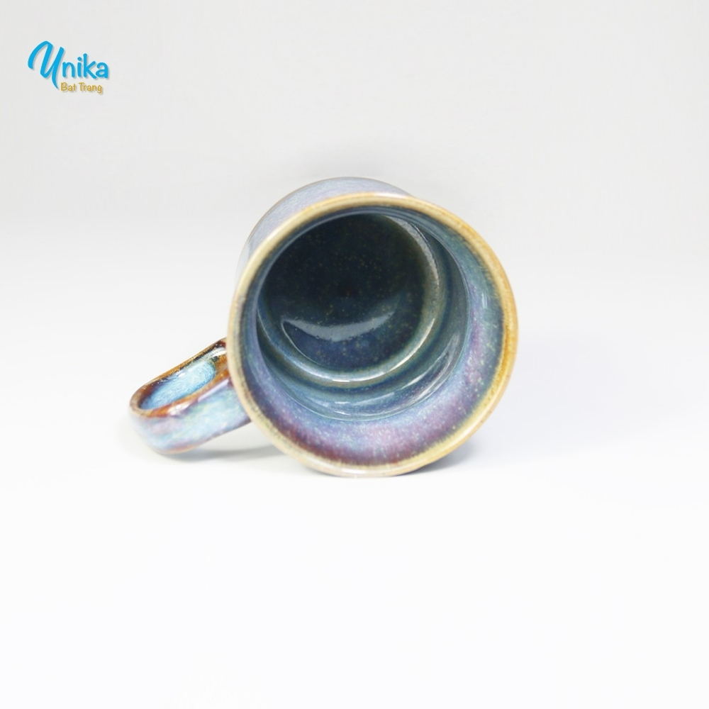 Cốc Cafe Men Hồng Tuyết 7x8 cm - Gốm Bát Tràng