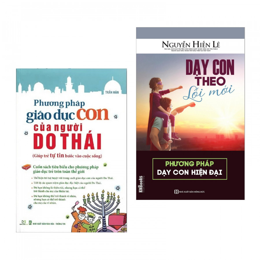 Combo Sách Nuôi Dạy Con: Phương Pháp Giáo Dục Con Của Người Do Thái + Dạy Con Theo Lối Mới - Phương Pháp Dạy Con Hiện Đại (Tặng Bookmark PĐ)