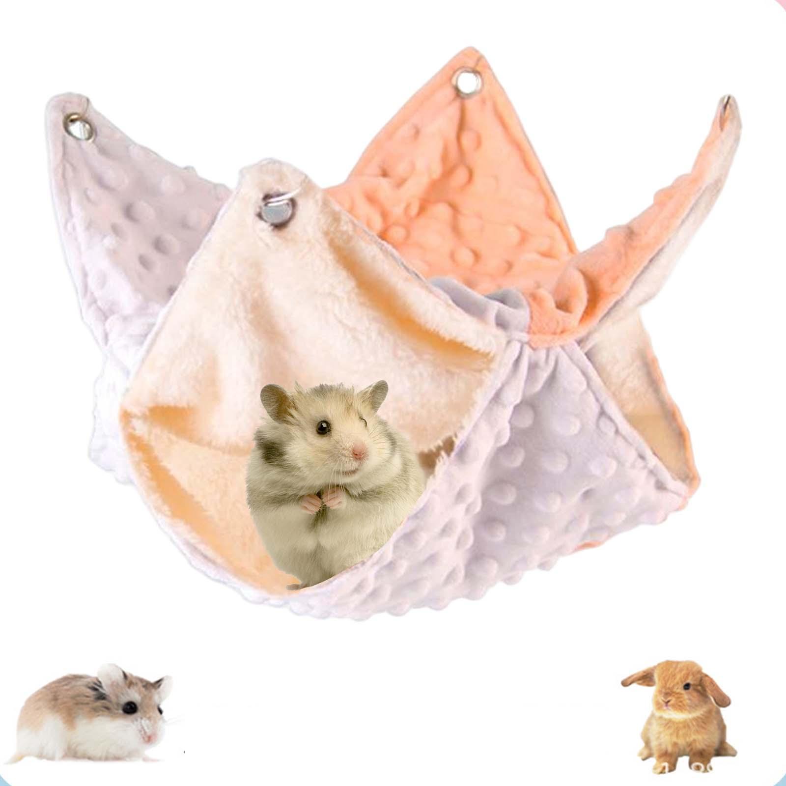 Hamster Hammock Bed Playing Sleeping Bedding for Rat Sugar Glider Parrot