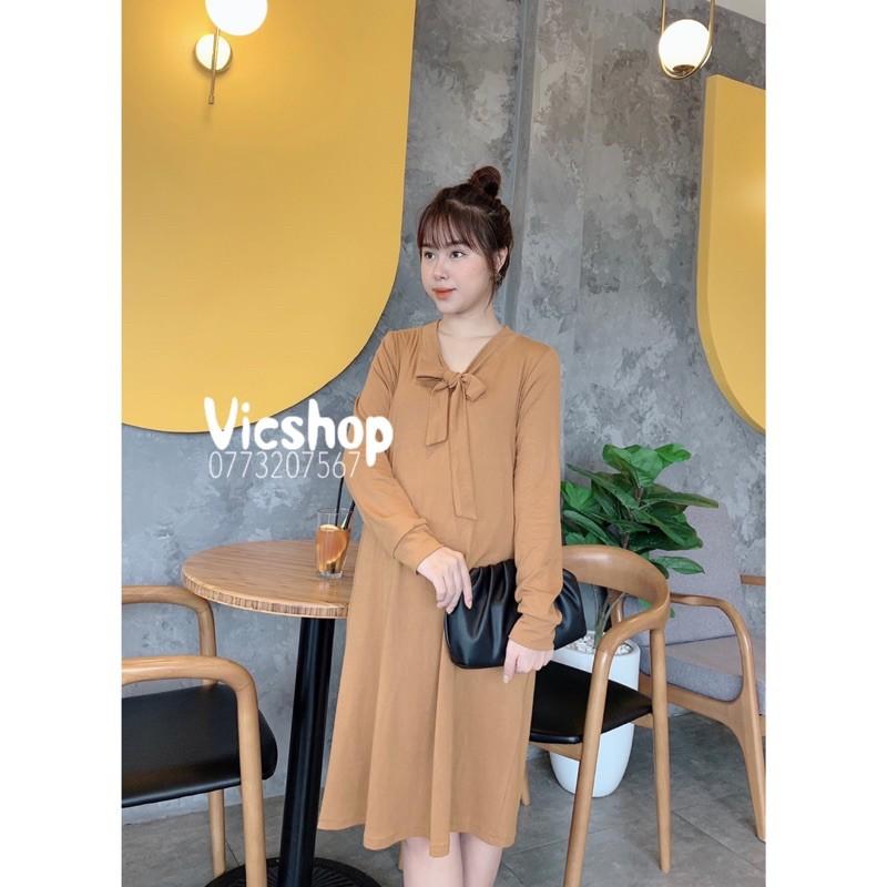 VÁY BẦU CỔ BUỘC NƠ MVB081