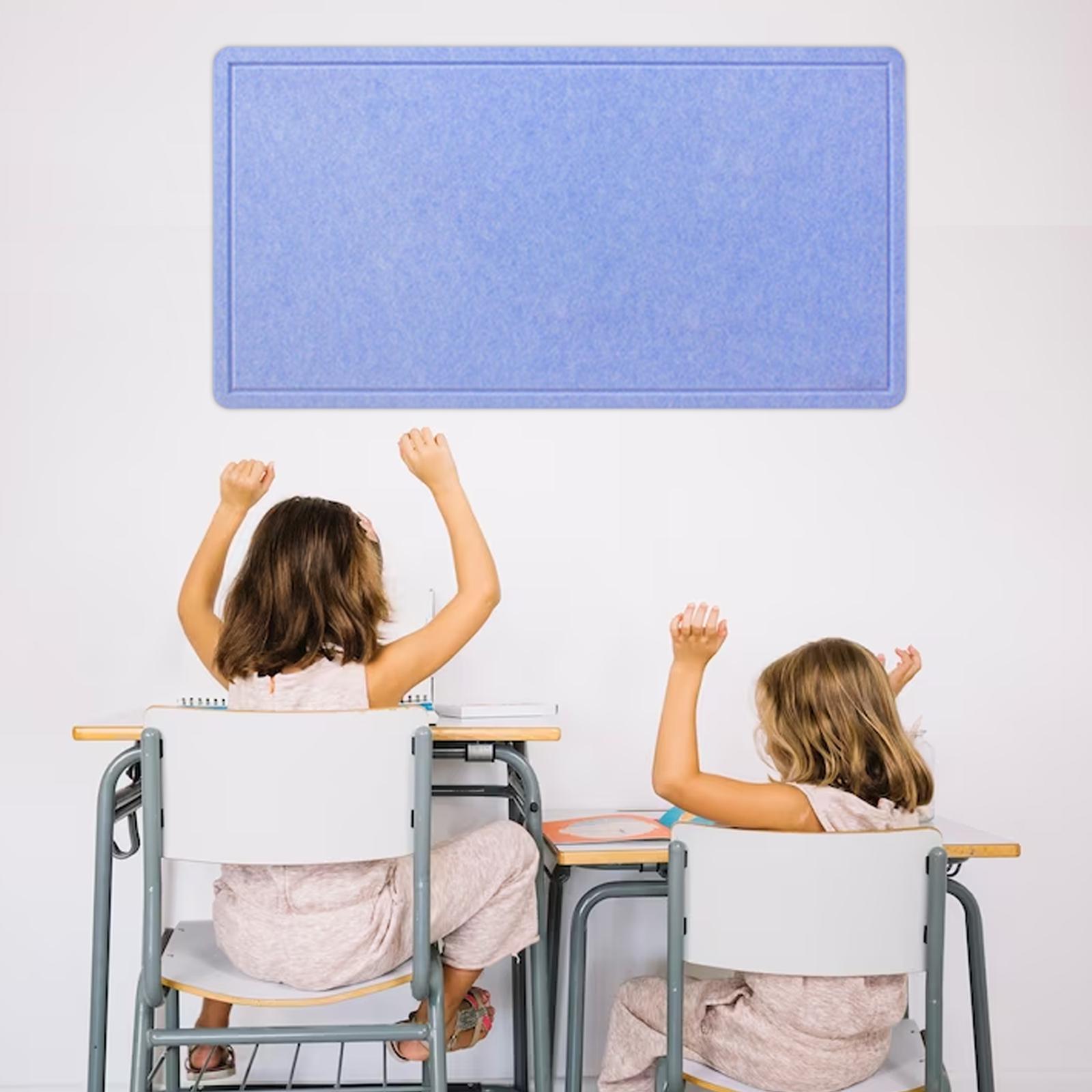 Bulletin Board Felt Board Preschool Pictures Cards Durable Keepsakes Reminders Memo Board Message Board for Home Office Shop Study Room Dorm