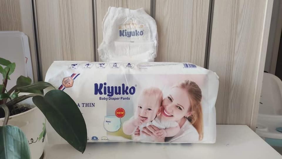 Tã bỉm quần cao cấp cho bé Kiyuko size M (6-11kg) 50 miếng siêu mềm siêu mỏng siêu lành tính