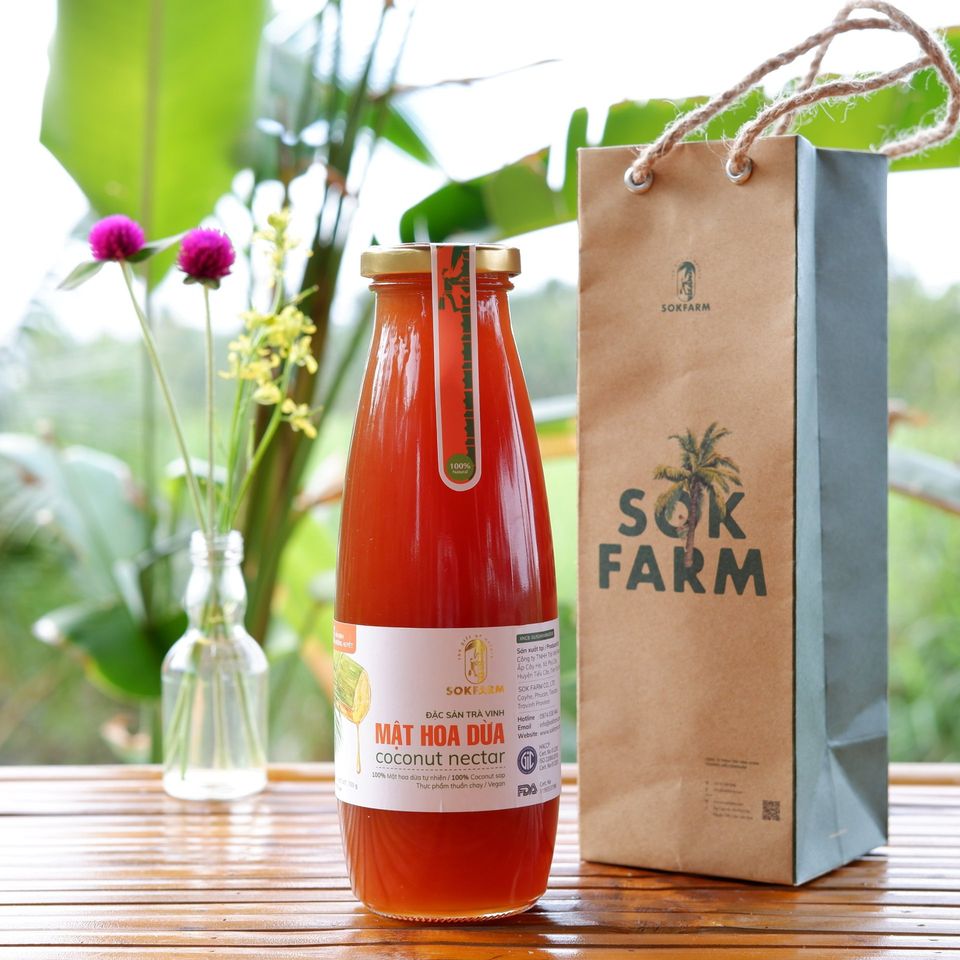 Mật hoa dừa Sokfarm - Ngon, An toàn, nhiều năng lượng