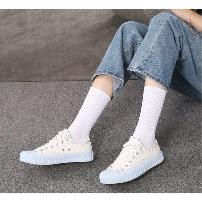 Combo 3 Đôi Tất Trơn Dáng Dài Dễ Dàng Mix Đồ Cho Cả Nam Và Nữ TN34
