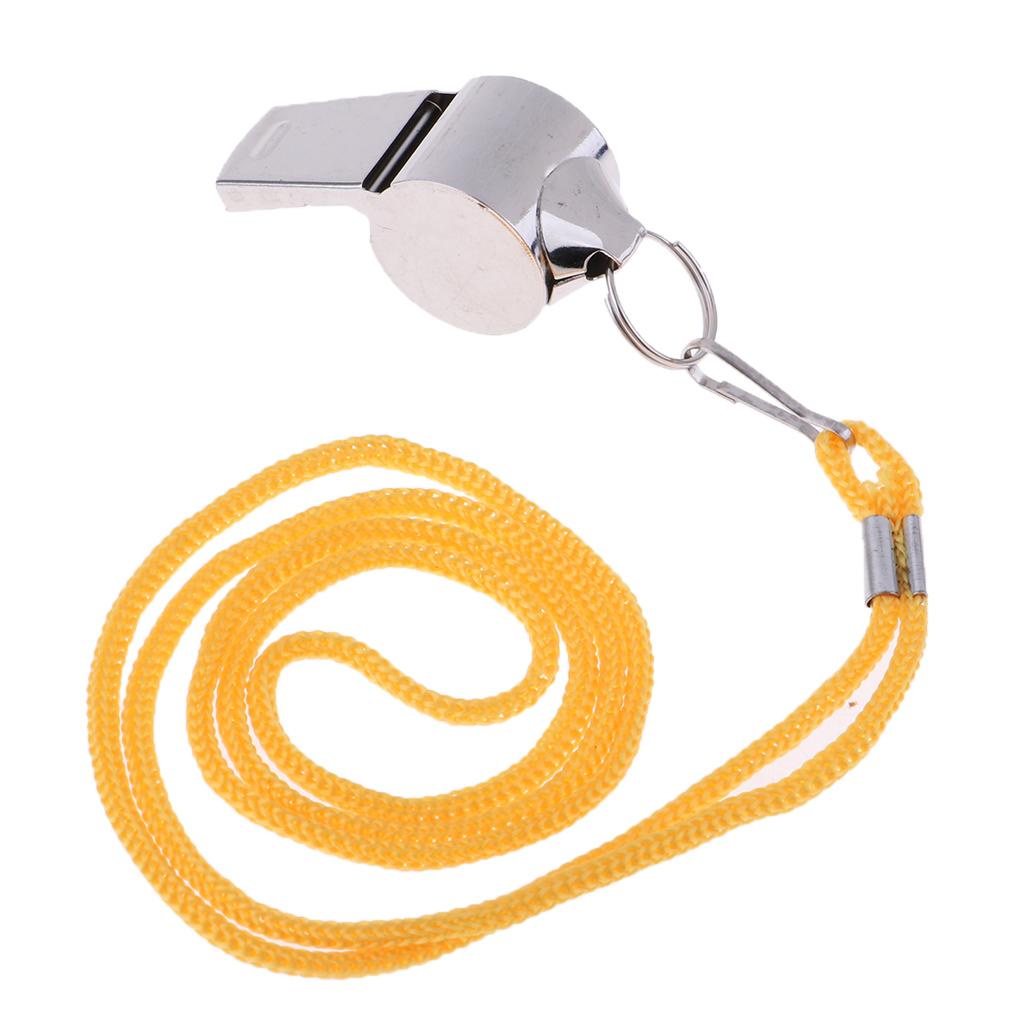 Yellow ABS Whistles Emergency Referee Whistle for Sports Coaches Training