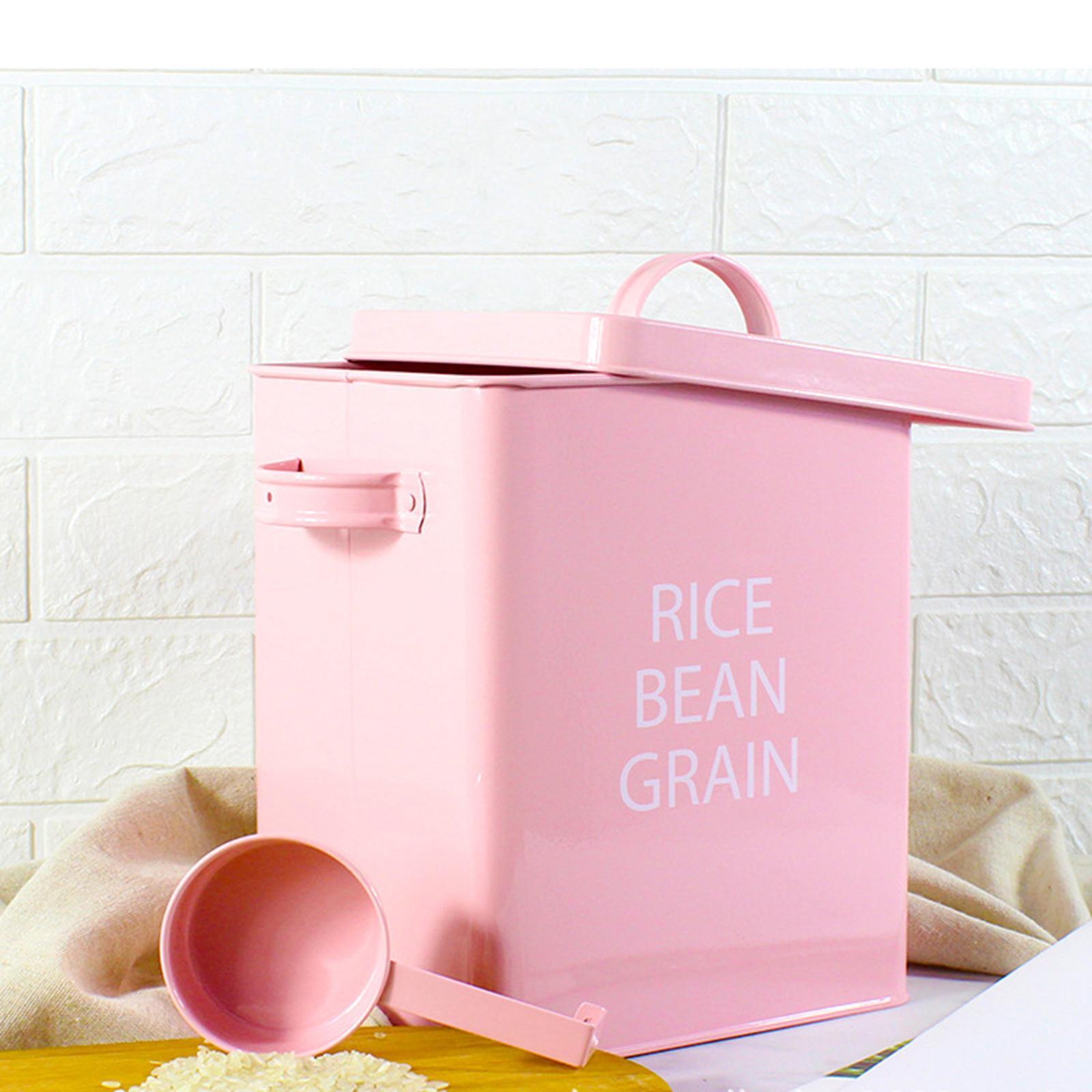 Food Storage Bucket Multifunction Laundry Powder Container for Cat Food Dog Food Canister