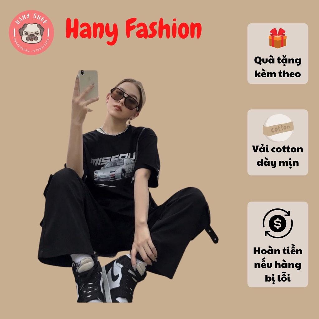 Áo thun unisex tay lỡ MST GARAGE JDM || Hany shop