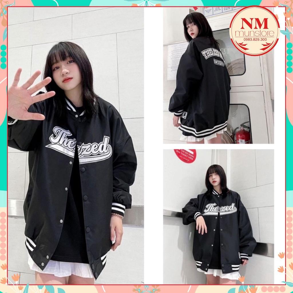 Áo khoác Bomber Unisex  Closet - Jacket khóa kéo tay bồng form dáng rộng bigsize nam nữ ulzzang