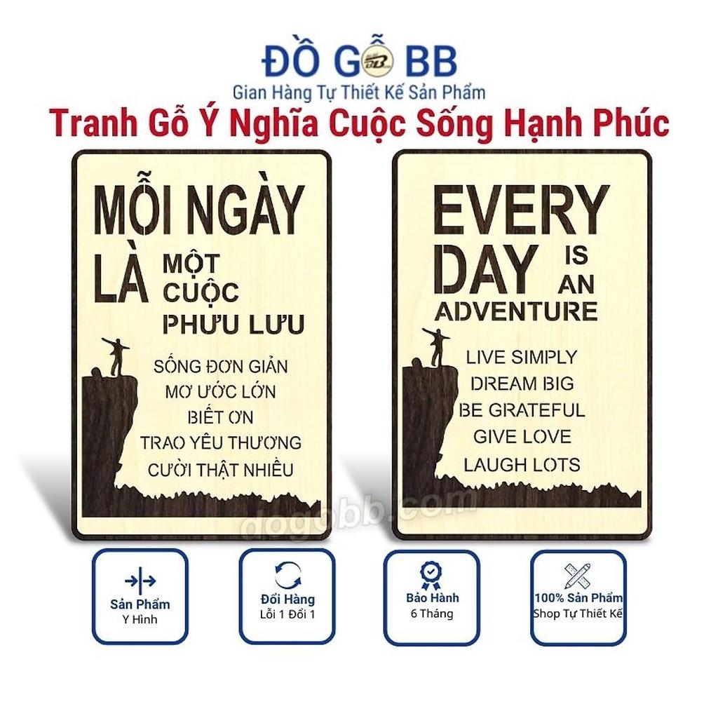 Tranh Gỗ Treo Tường Decor Slogan Câu Nói Hay Ý Nghĩa Cuộc Sống Đạo Lý Cuộc Đời Tạo Động Lực Truyền Cảm Hứng