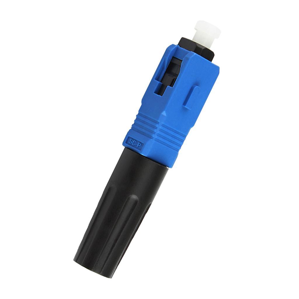 Optic Fiber Quick Cold Connector FTTH SC Singlemode Fast Connector 50mm