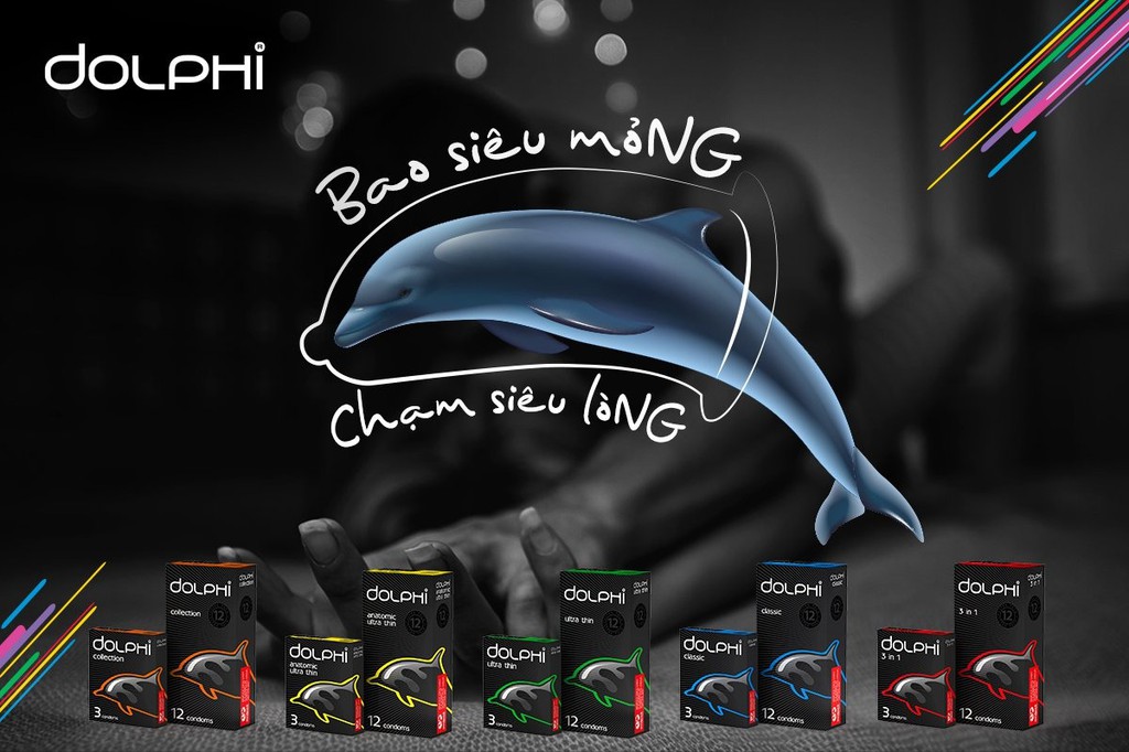 Combo Đa Vị - BCS Siêu Mỏng Tự Nhiên Dolphi Collection (Hộp 3 bao) + Kẹo Ngậm Không Đường Hương Bạc Hà- Vivil (Thỏi 29g)