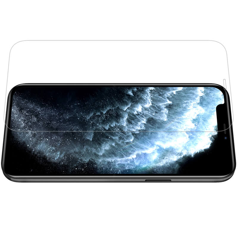 Miếng dán màn hình kính cường lực iPhone 12 Pro Max (6.7 inch) hiệu Nillkin Amazing H+ Pro mỏng 0.2 mm, vát cạnh 2.5D, chống trầy, chống va đập - Hàng chính hãng
