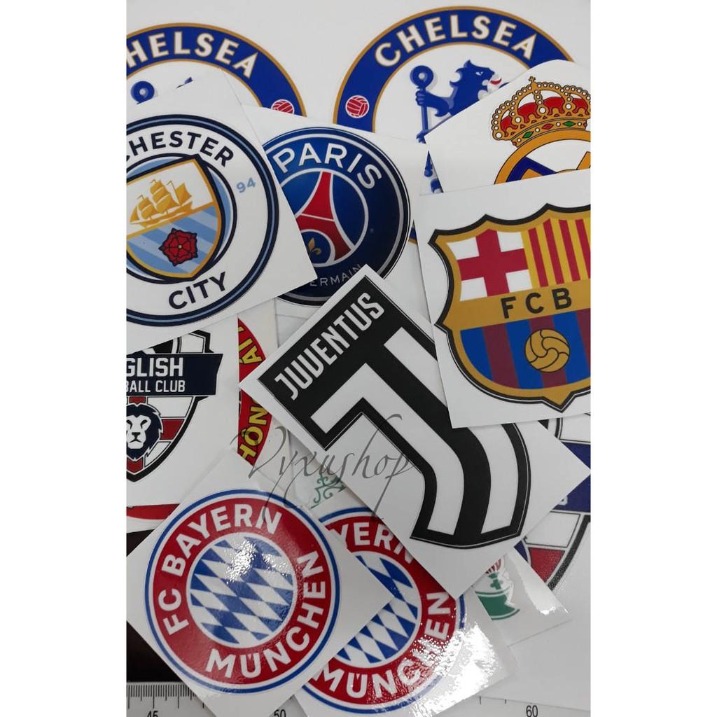 Decal dán xe, laptop,điện thoại hình câu lạc bộ đội tuyển bóng đá, đá banh theo yêu cầu, Chelsea, MU, Arsenal