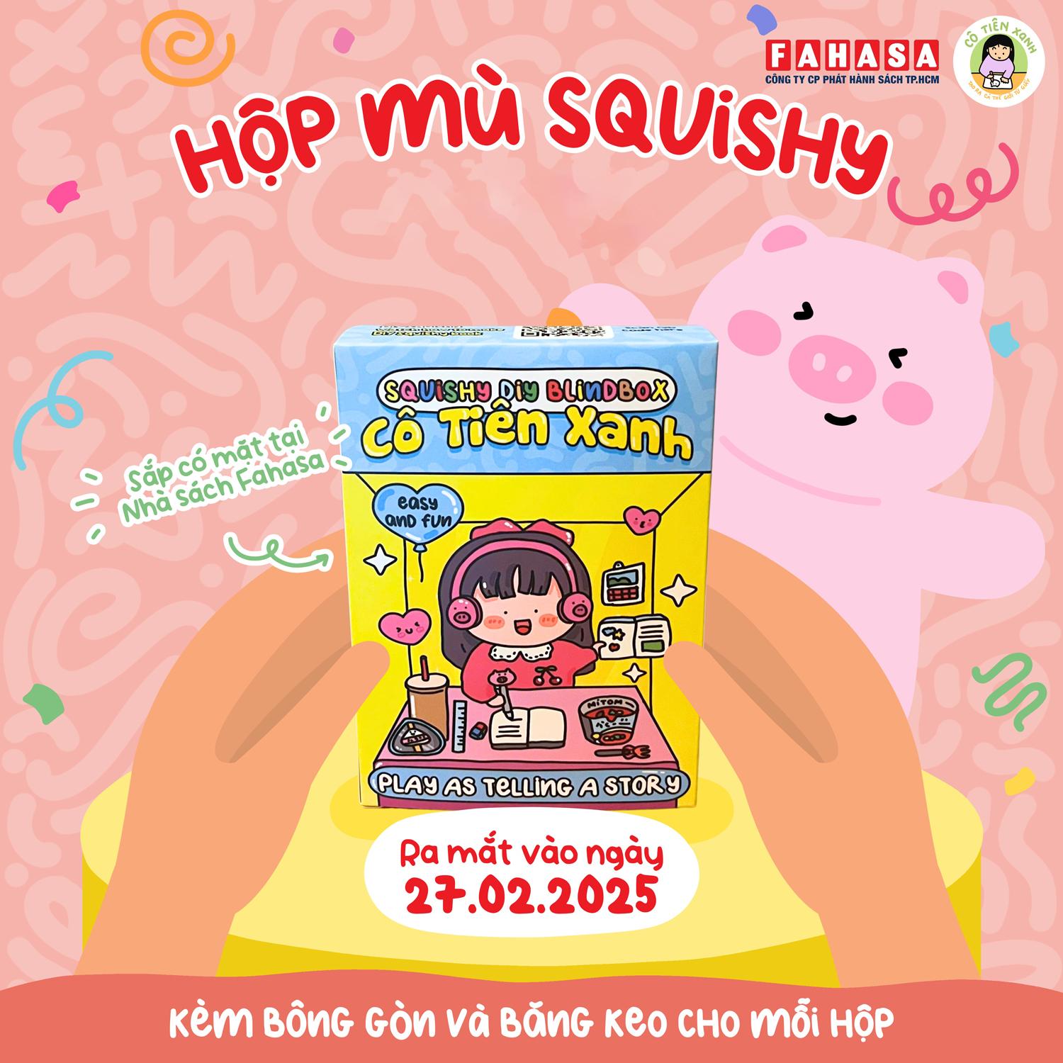 Hộp Mù Tranh Tương Tác Squishy Cô Tiên Xanh (Sản Phẩm Bên Trong Là Ngẫu Nhiên)