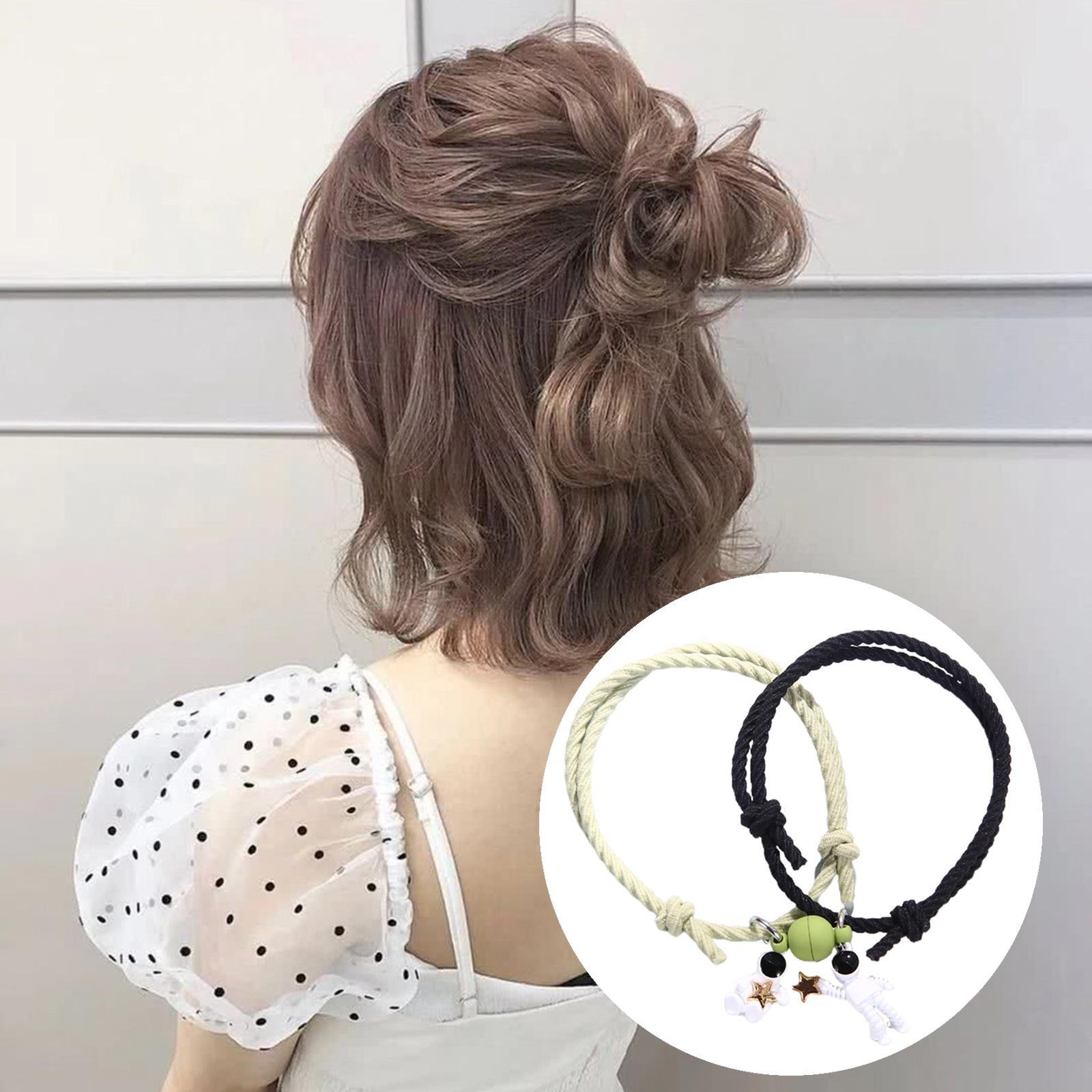 2x2Pcs Magnet Couple Spaceman Astronaut Bracelet for Couple Valentine's Day E