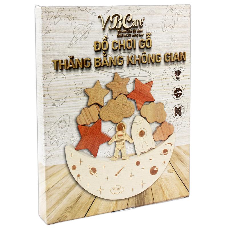 Đồ Chơi Gỗ Thăng Bằng Không Gian - VBC-WOOD-01S (11 Chi Tiết)