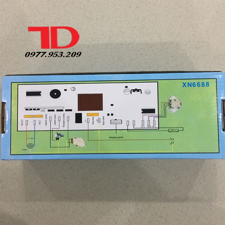Bo mạch máy giặt đa năng XN6688 các loại