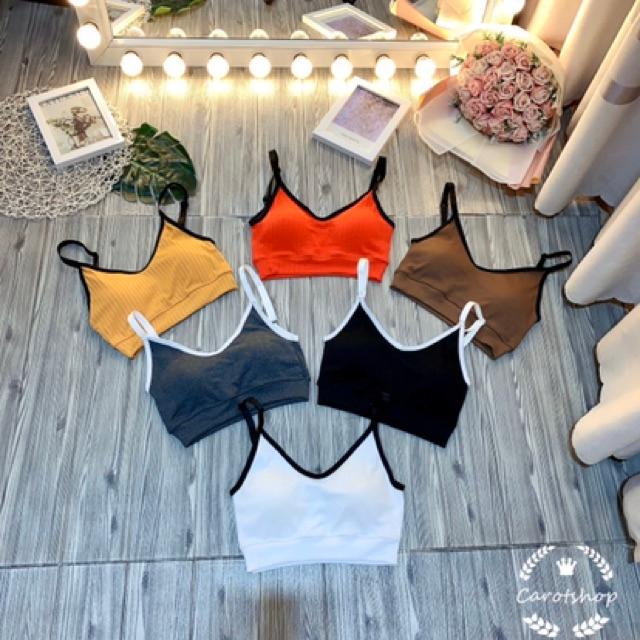 Áo bra viền siêu hót có mút ngực - mua hoa đơn trên 300k nhận 1 phần quà nhỏ từ shop CAROTSHOP