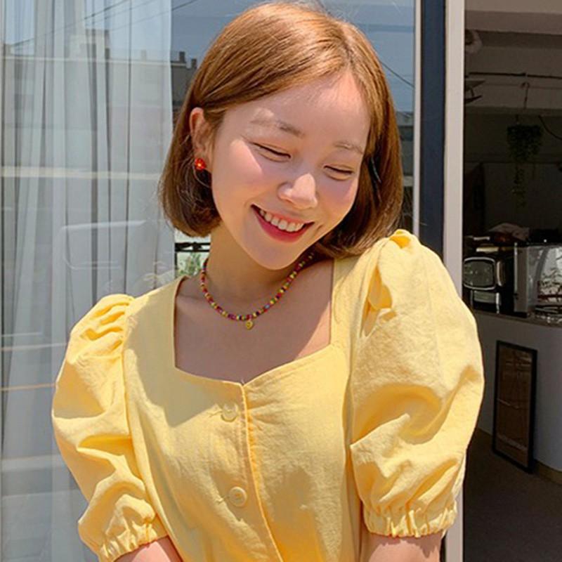 Vòng cổ xỏ hạt thủ công xinh xắn hợp thời trang
