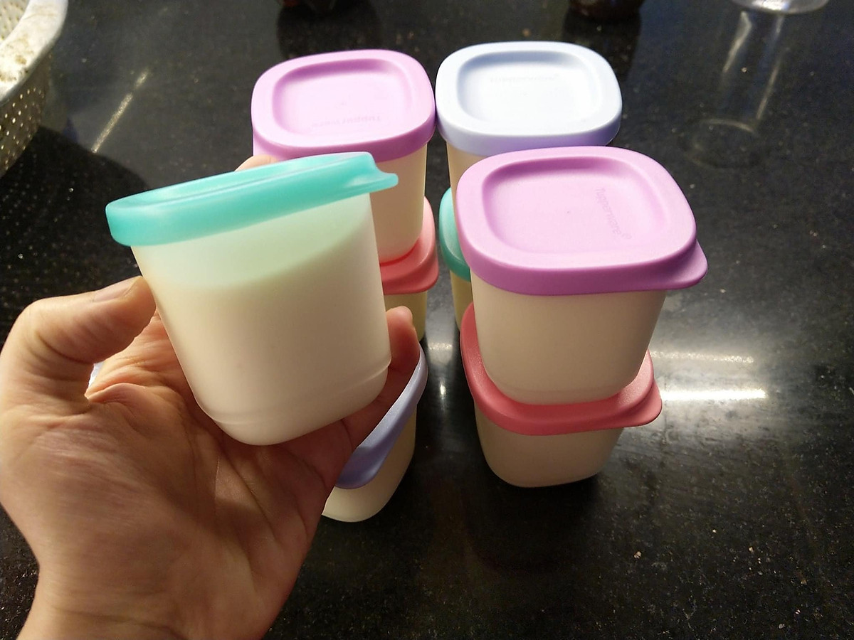 Bộ hộp Bảo quản thực phẩm Cubix Mini Square Tupperware - Hàng chính hãng