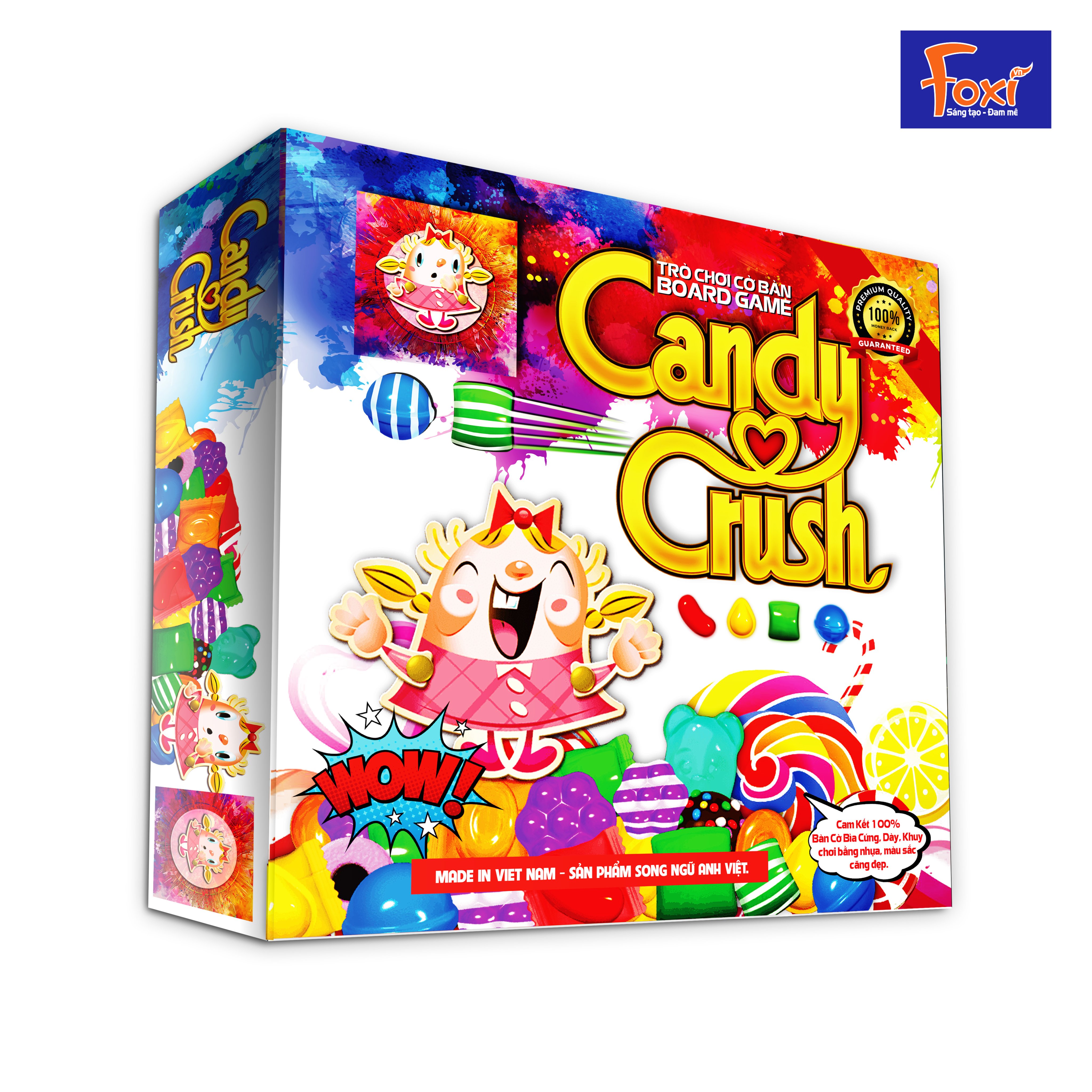 Board game-Candy Crush Foxi-đồ chơi phát triển tư duy-tăng trí nhớ-dễ chơi-vui nhộn