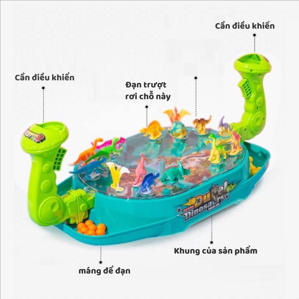 BỘ ĐỒ CHƠI ĐẠI CHIẾN KHỦNG LONG DINO SIÊU THÚ VỊ CO BÉ