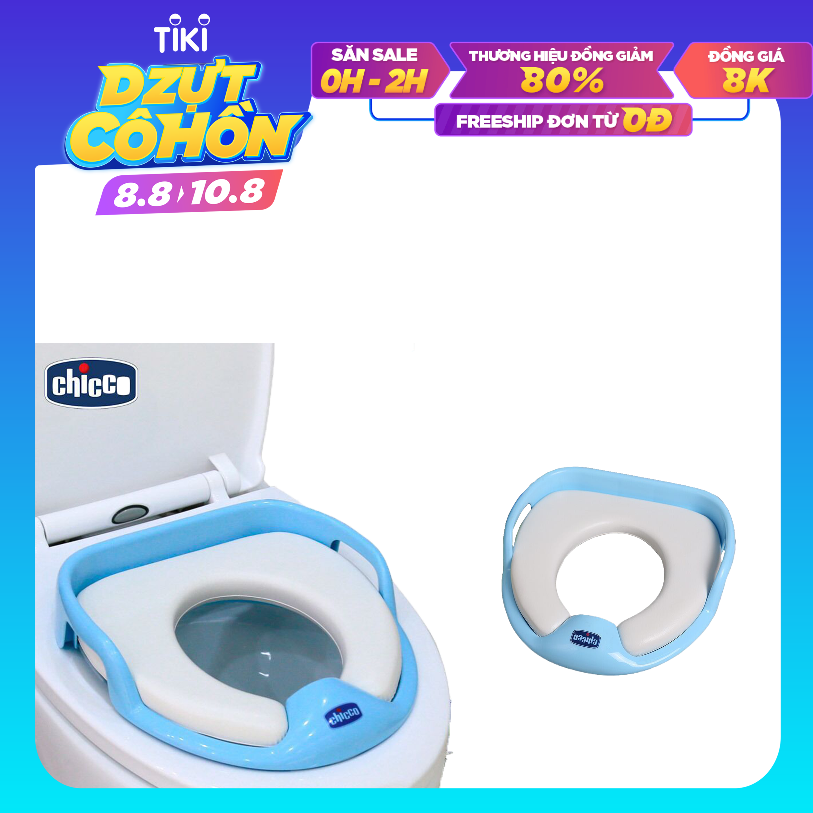 Bồn cầu cho bé   chống lạnh mông cho bé tự đi vệ sinh độc lập từ 1-5 tuổi bệ lót toilet có tay nắm