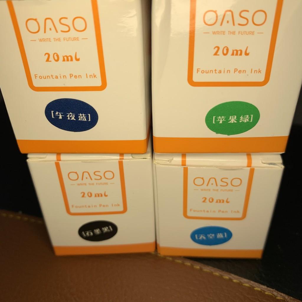 Mực Oaso 20ml - Mực Nhật, Mực Chính Hãng, Nhập Khẩu Nhật, Không Lắng Cặn, Màu Tươi Sáng