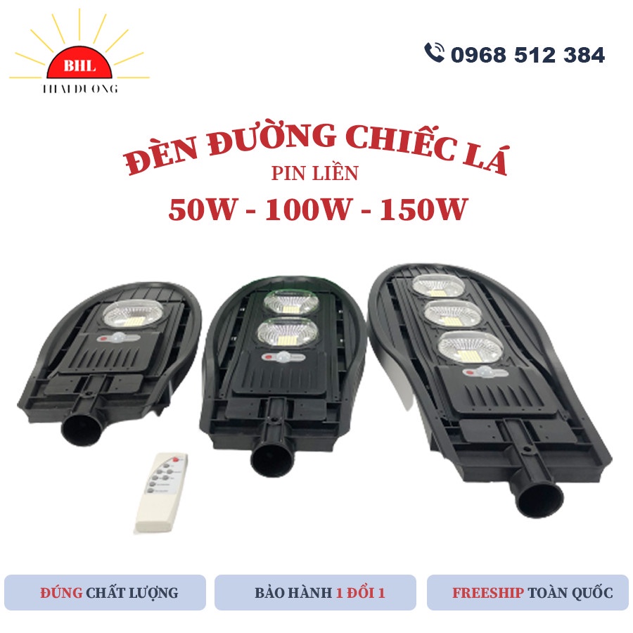 ĐÈN ĐƯỜNG NĂNG LƯỢNG CHIẾC LÁ  50W - 100W -  150W - 200W SIÊU SÁNG