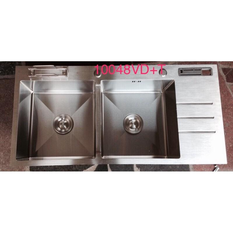 CHẬU RỬA CHÉN INOX 304: 100x48x23 cm