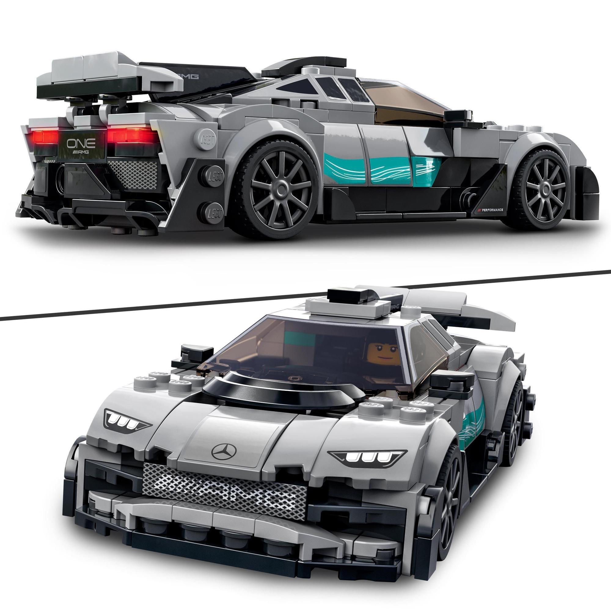 LEGO Speed Champions 76909 Siêu Xe Mercedes-AMG F1 W12 E Performance & Mercedes-AMG Project One (564 chi tiết)
