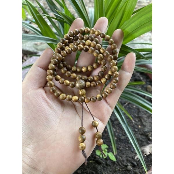 Vòng tay trầm hương chuỗi 108 hạt tốc Việt 6 li