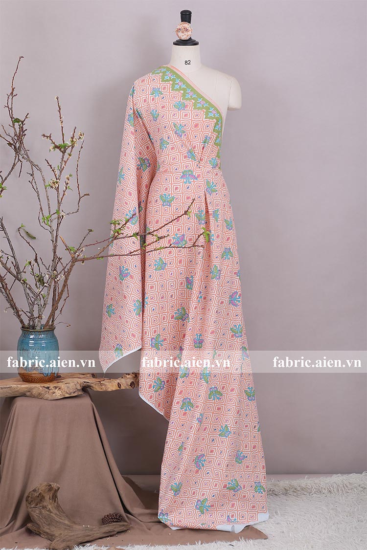 Vải Batik Soga Kain Katun Print ABSOK-06 | VẢI BÁN THEO TẤM