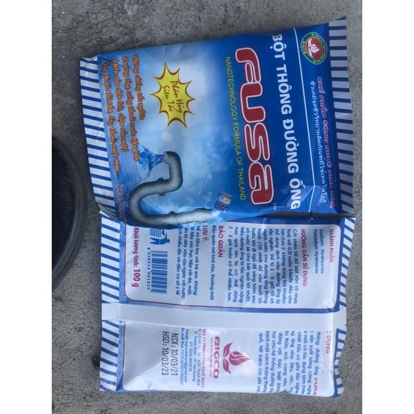 05 gói bột thông tắc đường ống FUSA